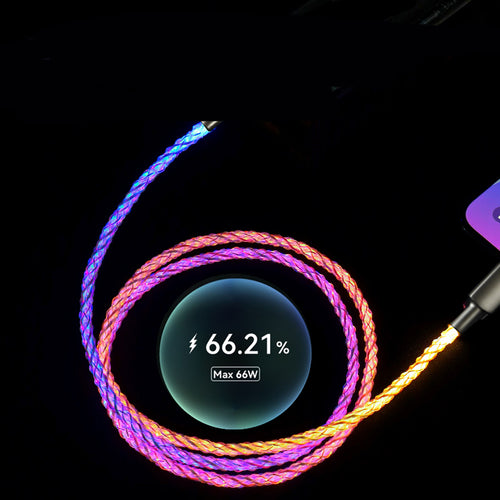 Fashion Personality RGB Luminous Data Cable