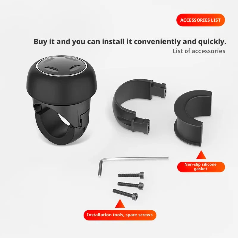2025 New Car Steering Wheel Assist Device: Universal Vehicle-Mounted Metal Bearing-Style Steeri